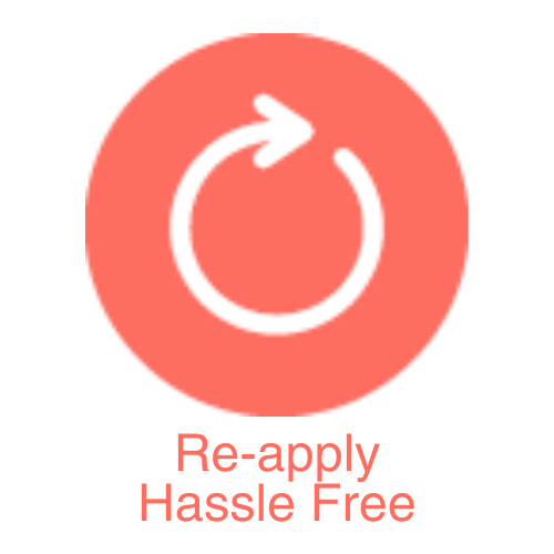 Reapply hassle free brush